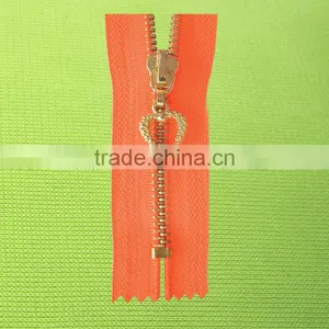 Western Europe Hot Sale High Quality Cheap Price Rose Gold Metal Zipper thumbnail-5