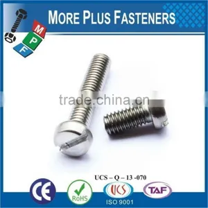 Made in Taiwan Slotted Cheese Head Machine Screws Carbon Steel ISO 1207 thumbnail-5