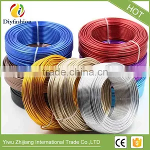 500g Each Roll About 230 Meters 1mm Diameter DIY Jewelry Fitting Soft Colored Aluminum Wire Craft thumbnail-1