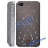 Peacock Graphics Diamond Stars Hard Case for IPhone 4S/iPhone 4 (Coffee) thumbnail-1