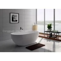Solid Surface Freestanding Bathtub Stone Bathtub thumbnail-1
