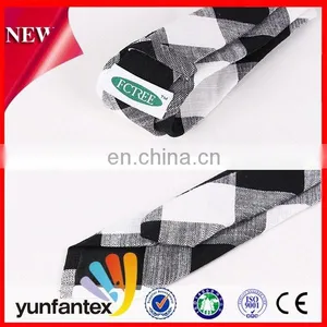 2017 Latest New Fashion Design Cotton Costom Plaid Tie thumbnail-1