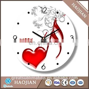 Hot New Products for 2015 Sublimation Blank Glass Wall Clock thumbnail-6