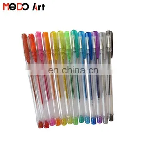 China Factory Cheap Free Samples Gel Pen Set Metalic Glitter Neon Pastel Gel Pen for Drawing thumbnail-5