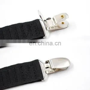 2017 Yiwu Longkang Wholesale Fashion Metal Button Stretching Shirt Stays Adjustable Size Suspender Most Protective Garter Belts thumbnail-6