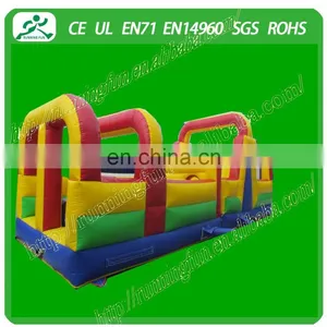 Funny Inflatable Obstacle Course for Children's Games(Running Fun) thumbnail-1