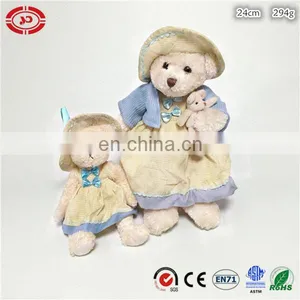 Family Mum and Daughter Fancy Teddy Bear Plush Toy thumbnail-1