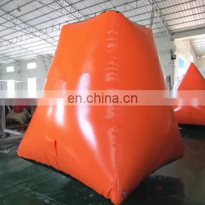 TOP Inflatable Qulity Orange Color Paint Ball Equipment,inflatable Paintball Bunkers for Sale thumbnail-2