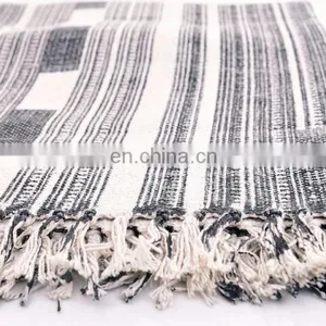 Indian Beautiful Home Decor Hand Block Print Rug Woven Cotton Carpet Bohemian Floor Mat thumbnail-2