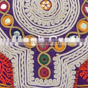 Afghan Clutch Bag-Bohemian Banjara Ethnic Handbag-Vintage Hand Embroidery Gypsy Tribal Banjara Clutch Purse thumbnail-4