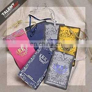Custom New China Design Clothes Brand Printed Paper Hang Tag thumbnail-3
