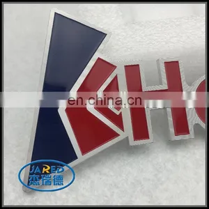 Custom Shape Printed 3D Metal Aluminum Nameplate Label thumbnail-2