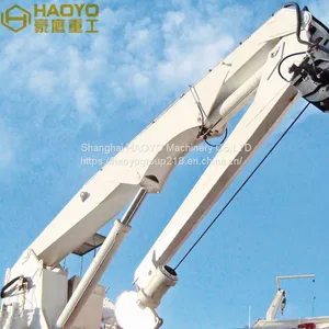 Knuckle Marine Deck Engine Lifting Crane for Sale Price thumbnail-3