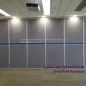 Office Folding Screen Room Divider With Wheels Partition Wall thumbnail-2