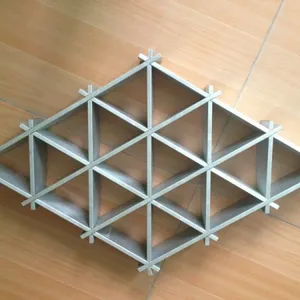 Beautiful And Multifunction Ceiling U-shaped Aluminum Alloy Grille thumbnail-1