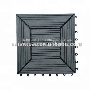 WPC Interlocking DIY Decking/ Deck Tile 300x300mm thumbnail-3