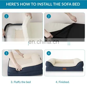 2020 China Hot Sale Supplies Luxury Comfortable Soft Dog Pet Bed thumbnail-6