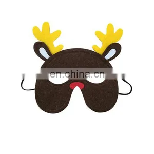 Wholesale Christmas Felt Half Face Mask for Decoration thumbnail-1