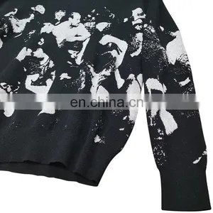 DiZNEW Sweater Men Casual Sweaters Mens O-Neck Knitted Warm Male Sweater thumbnail-3