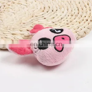 Cute Pet Play Chew Toys Animals Head Pet Toys Plush thumbnail-3