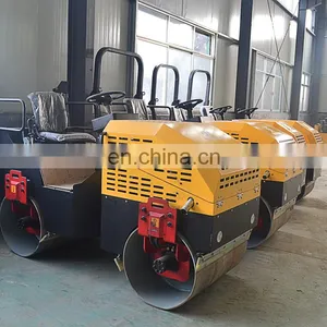 5% off CE Certified Hydraulic Ride on Tandem Roller Compactor With Impact Force of Approximately 3 Ton thumbnail-7