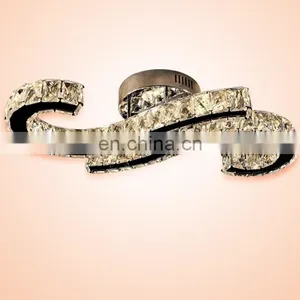 Wholesale Luxury Contemporary Modern LED Crystal Lighting Ceiling Light Chandelier thumbnail-4