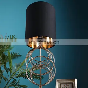 Oriental Indoor Lights Cheap Custom Metal Luxury Gold Table Lamp for Living Room thumbnail-4