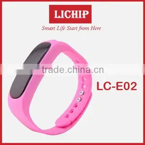 OLED Screen /call Remind/sleep Monitor/Calorie/pedometer/IP56 Waterproof/Time/Tempreture E02 Smart Bracelet thumbnail-5