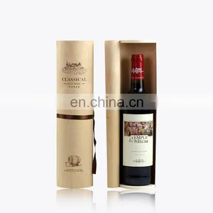 Craft Birch Bark Wine Box Packaging Unfinished Wood Gift Boxes thumbnail-5