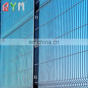 Pvc Coated Wire Mesh Fence 3d Welded Curved Panel Fence thumbnail-2