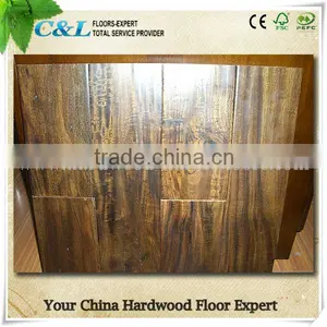 High Quality Handscraped Solid Acacia Wood Flooring thumbnail-1