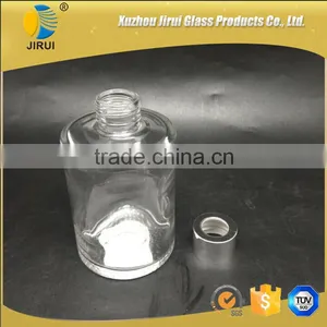 250ml Clear Round Glass Diffuser Bottles thumbnail-3