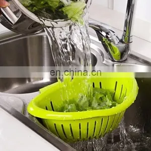 Plastic Fruit Vegetables Washing Basket Colander thumbnail-5