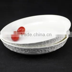 Embossed New Bone China Dinner Setqualitier Tablewarecup Plate Bone China thumbnail-5