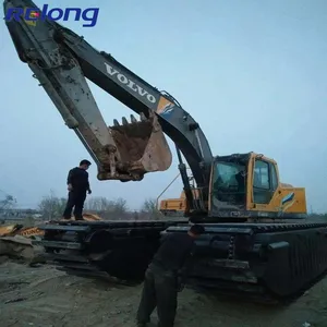 Hot Sale Excavator Dredger Sand Dredging Excavator With Amphibious Pontoon thumbnail-1