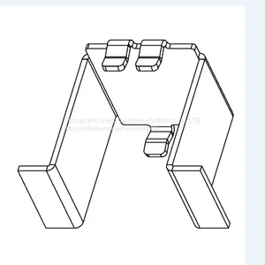 SUS301 Stainless Steel Spring Clamp for Transformer Mount Clips thumbnail-3