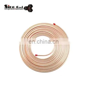 High Quality Refrigeration Air Conditioner Connecting Copper Pipe Manufacture Pancake Coil Capillary Copper Coil Copper Tube thumbnail-3