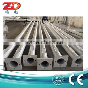 Hot Zinc Galvanized Single Arm Street Pole Outdoor for Solar Light Quality Choice thumbnail-2