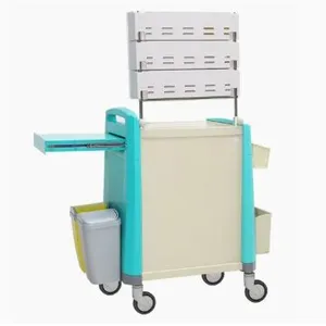 ABS Hospital Medical Emergency Medicine Nursing Treatment Trolley Equipment With Drawers thumbnail-4