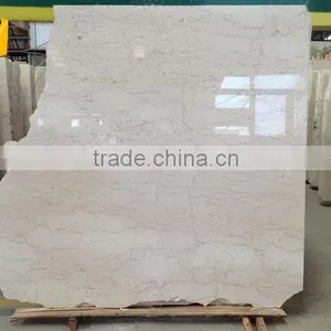Factory Supply Natural Indoor Polished Shell Beige Marble Tile thumbnail-4