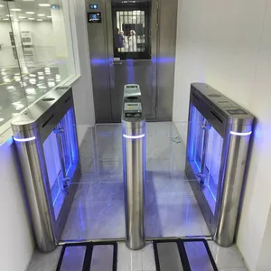 Supply Esd Aegir Anti-static Turnstile Passage Access Control Swing Gate Access Control System thumbnail-3