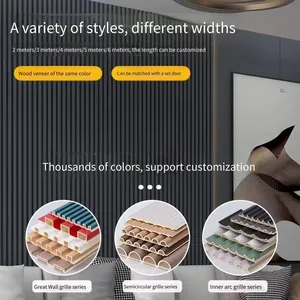 Integrated Wall Panel Matching Grille Back Wall Panel, Xindishu tv and Sofa Environmental Protection Background Wall thumbnail-4