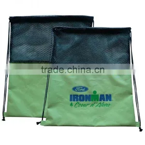 2016 Best Selling Customized Printing Mesh Drawstring Bag thumbnail-1