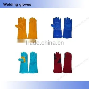 Cow Split Leather Welding Gloves thumbnail-5