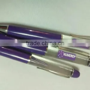 Promotional Gifts Liquid Ballpen, Liquid Floater Pen,custom Floater Pen, Led Floating Pen for Festival Gifts,made in China Pen thumbnail-1