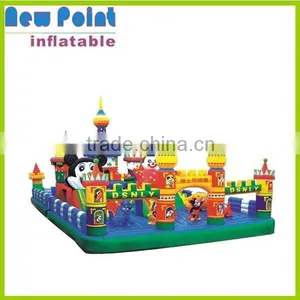 Inflatable Amusement Park With Castle ,inflatable Fun City for Fun ,giant Fun City Park thumbnail-1