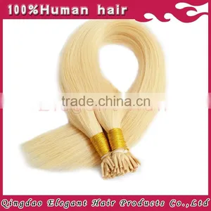 New Arrival 8-36inch Accept Paypal 10-30 Inch i Tip 100% Virgin Indian Remy Hair Extensions thumbnail-2