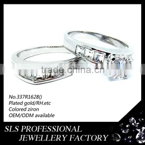 2015 Couple Rings for Romantic Valentines' Day Gift Forever Meaningful Wedding Ring Silver thumbnail-5