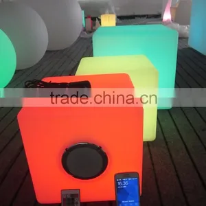 LED Luminaries Cube With Bluetooth Speaker Stereo 4343B thumbnail-6