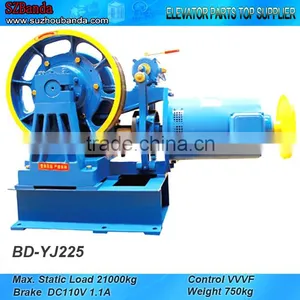 VVVF Elevator Geared Traction Machine BD-YJ225, Lift Motor thumbnail-1